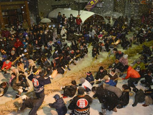 国指定重要無形民俗文化財　刈和野の大綱引き