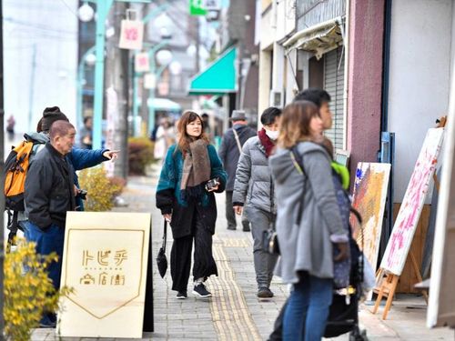 トビチ商店街で開催したトビチマーケット