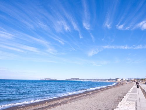 2月の北条海岸