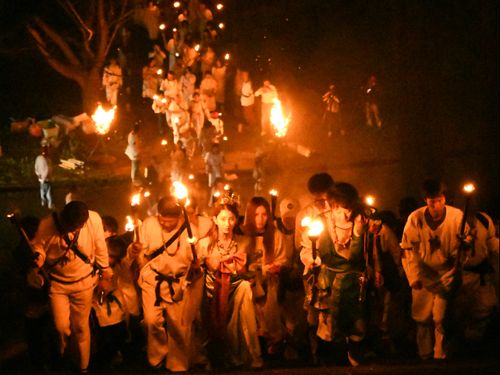 西都市は全国でも有数の神楽継承地域。