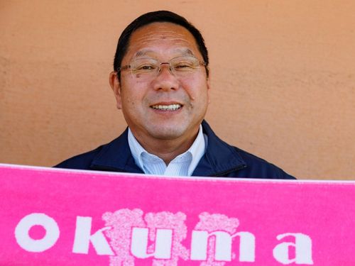 大熊町の日本酒「帰忘郷」の酒米を作った吉岡さん
