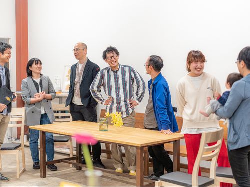 初対面であっても、この地域と<三-Me.（ミー）>という共通項があるから高まる結束力