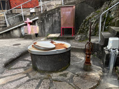 現在も残る町中の井戸