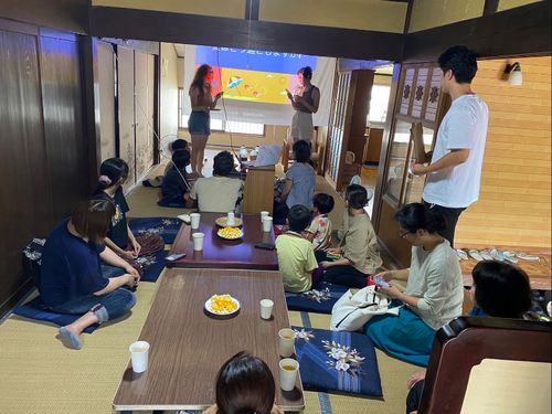 滞在者主催の自国の文化を伝えるイベントの企画補助も行います