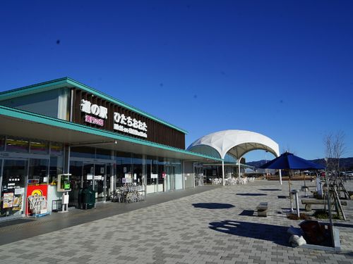 道の駅ひたちおおた。2019年に新しくなったばかり。