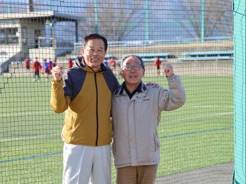 どりいむ農園の大沼さん（左）とコミュニティセンター長の衣袋さん（右）