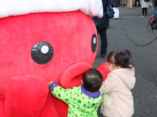 イベント会場で子どもたちに大人気！