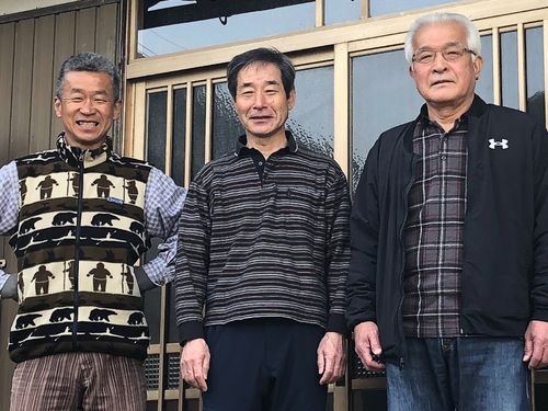 井口地域の、頼れる３人衆。今回の企画に快く大協力していただいてます！