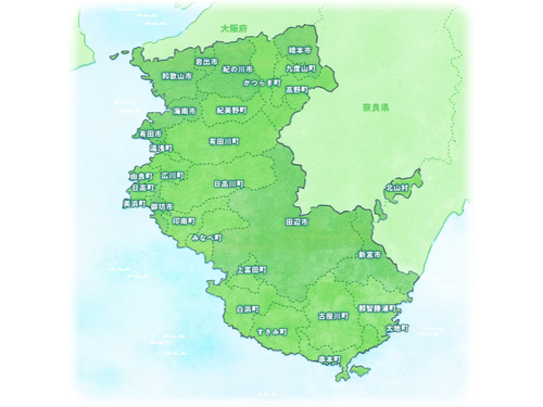 海、里、山などさまざまな特色を持った地域があります