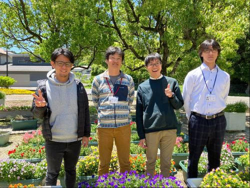 愉快な4人の仲間たち♪