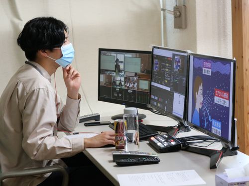 仕事の様子