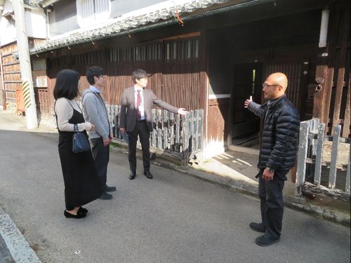 移住者希望者への現地訪問案内風景🏠