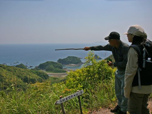 『しま山100選』の遠見山（とんばやま）でトレッキング