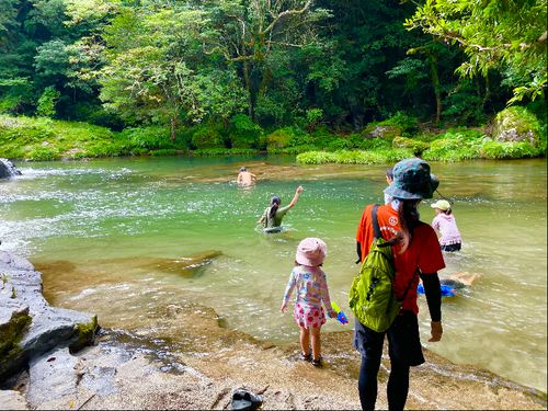 夏は川遊びが最高！