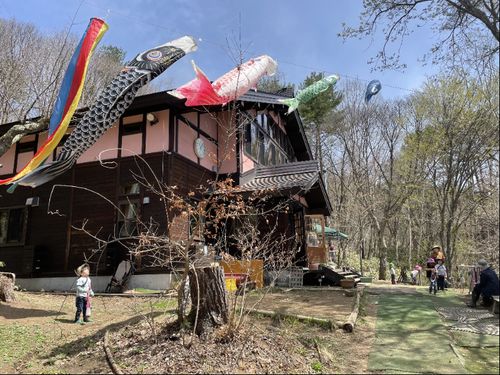 その名のとおり森の中にある幼稚園