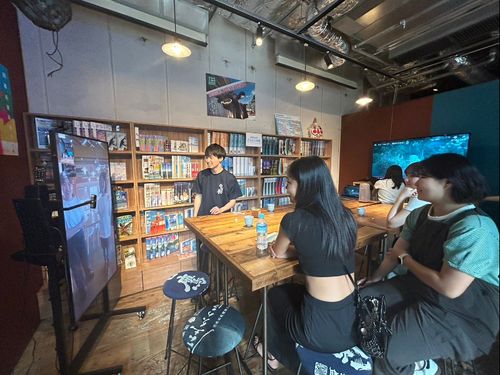当日は「窓」を使って海士町の島留学生と話すことも！