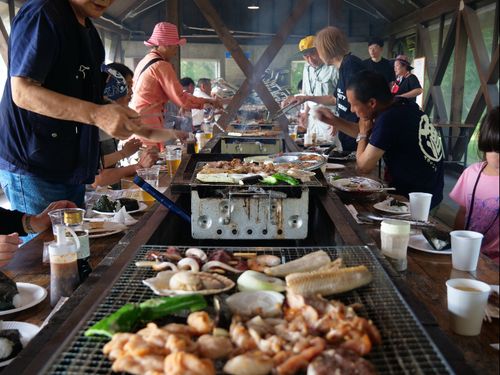 昨年実施した移住者交流会BBQの様子です！