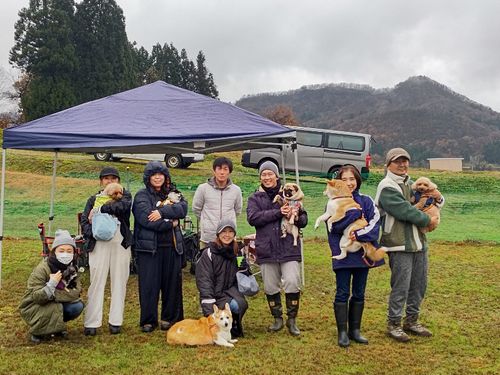 人と人のつながり　わんちゃんも(笑)