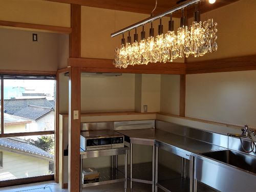 業務用キッチン完備→山海の幸でレシピ開発なんてどうですか？