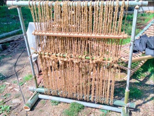 ムシロ織り機