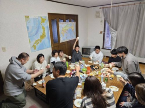 寮運営スタッフみんなで入寮歓迎会