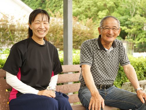 受入地域・津貫校区の末永さんと新澤さん