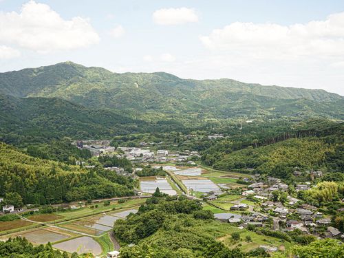 津貫校区　高台から見た景色