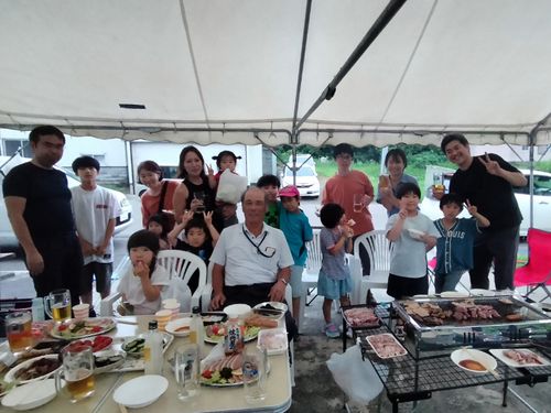 参加ご家族と地域の方々との交流会