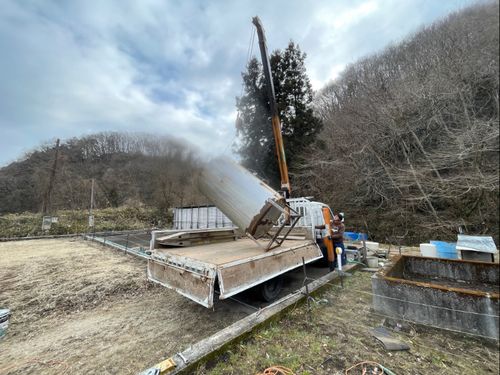 土地に残された産業廃棄物の撤去