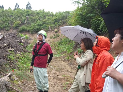 新しい林業の動きが注目を浴び、視察を受けることもしばしば