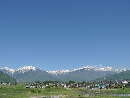 北アルプスの風景が日常に