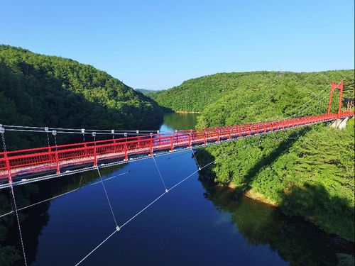 全長154ｍの吊り橋など、軽米町をご案内します！