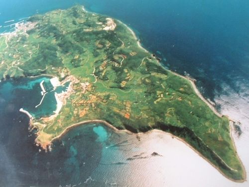 島全体が牛の形をした島