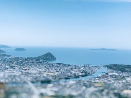 萩市は日本海側に面したコンパクトシティ。