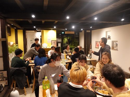 交流会で有田の人たちと仲良くなろう！（写真は昨年の様子）