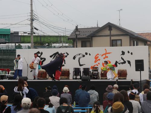 地元団体「近江猿楽多賀座」さんのステージ発表