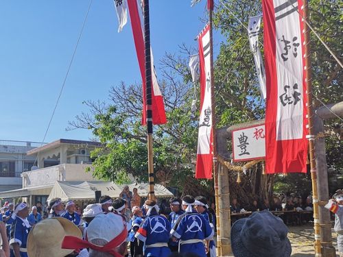 南部・市街地でも島の祭事はさかん