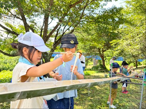 ■森林をフィールドにした学びの場（田村市）