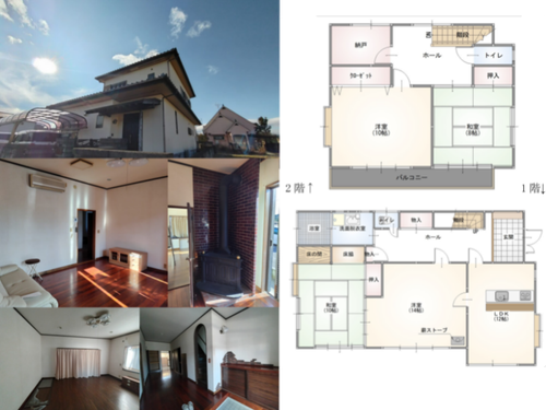 広い部屋が複数あるため、間取り以上に広々とした空間に感じる。