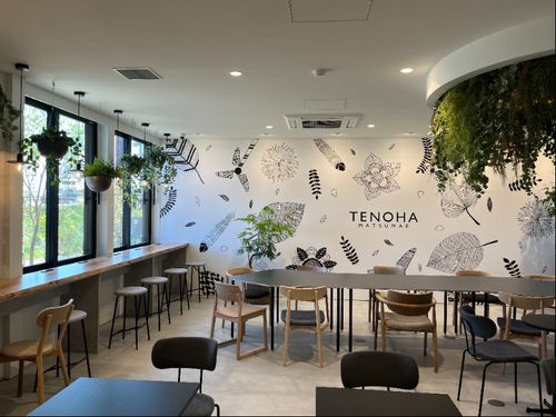 ＴＥＮＯＨＡのコワーキングスペース。バス待合所なども併設。
