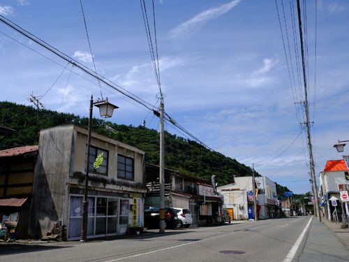 大迫のまちなか　平日はとても静か