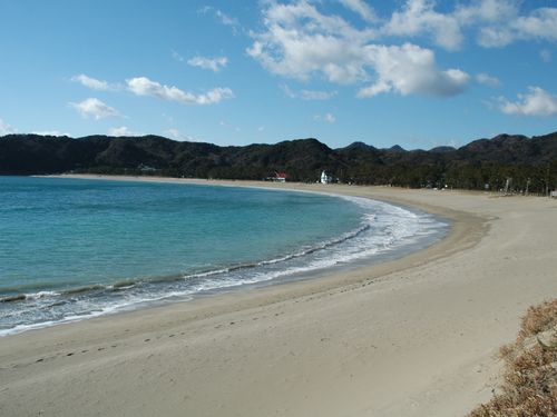 日本百名浜、人気の弓ヶ浜！