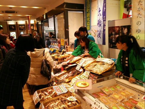 物産展での様子