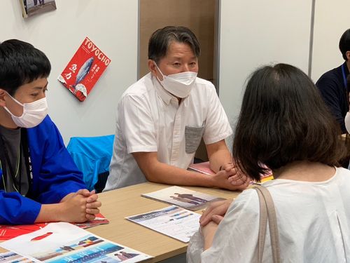 Oさんも参加した「高知暮らしフェア」の様子