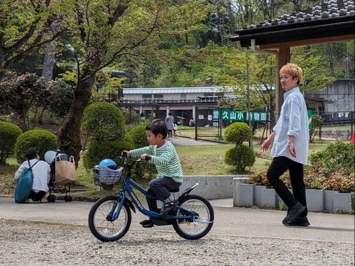 三条に移住してすぐに長男が自転車に乗れるようになりました