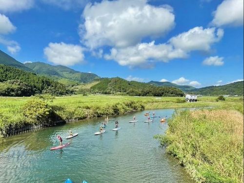 小学校の川下り
