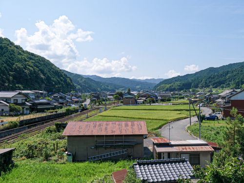 智頭町の風景