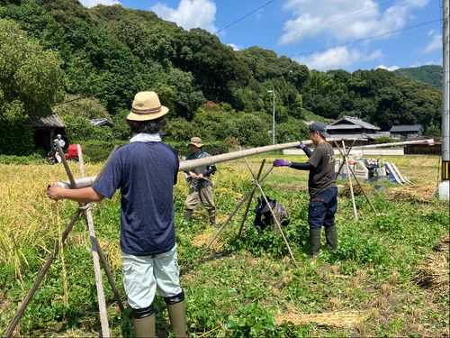 移住者がお米をつくる「みんな田んぼ」