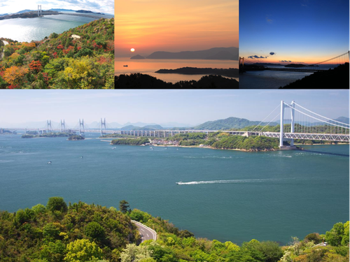 鷲羽山エリアの風景（瀬戸内海 × 国立公園です！）