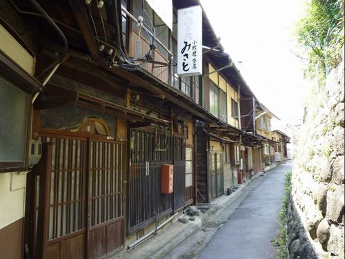 橋北地区の街並み
